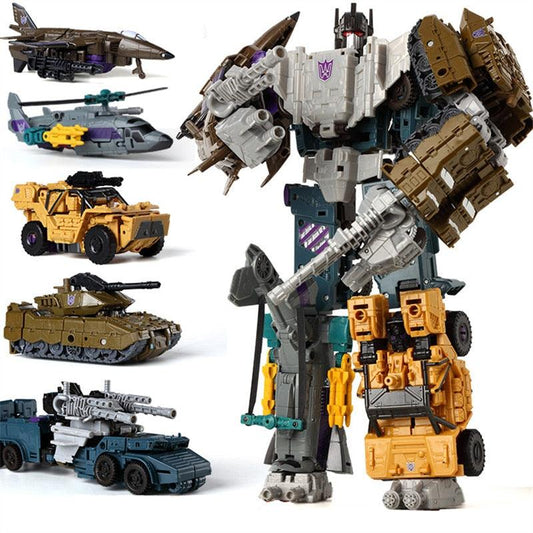 5in1 Combiners Transformation Action Figure - BarBar - Shop Again
